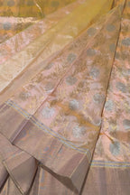 Pink Handloom Chanderi Pure Silk Saree