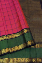 Pink Handloom Kanjeevaram Pure Silk Saree