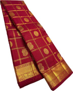 Red Handloom Kanjeevaram Pure Silk Saree