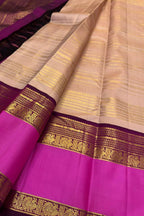 Pink Kanjeevaram Handloom Pure Silk Saree