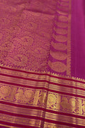 Pink Kanjeevaram Pure Silk Saree Handloom Festive Celebration