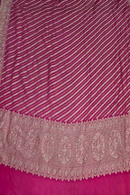 PInk Pure Georgette Banarasi Brush Dye Dupatta PD1B1AL426090402