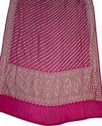 PInk Pure Georgette Banarasi Brush Dye Dupatta PD1B1AL426090402