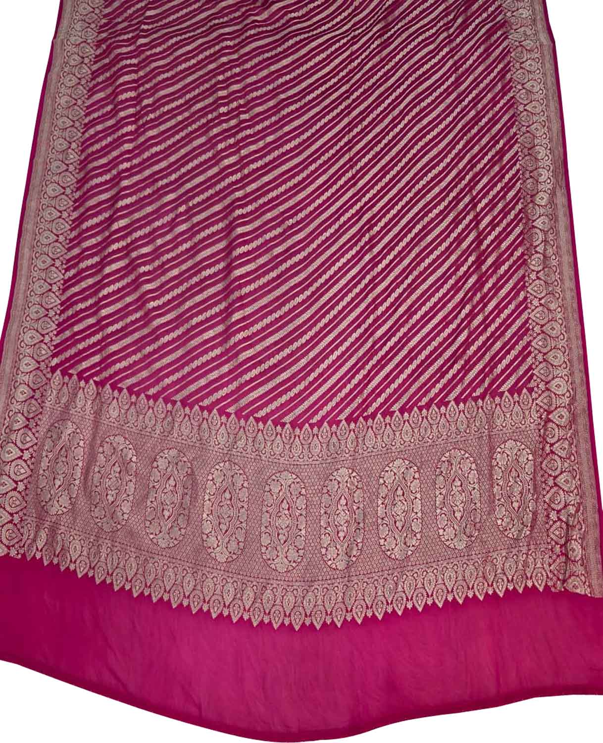 PInk Pure Georgette Banarasi Brush Dye Dupatta PD1B1AL426090402