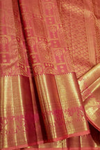 Pink Pure Kanjeevaram Silk Saree Festive