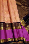 Pink Kanjeevaram Silk Handloom Saree Bridal
