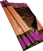 Pink Kanjeevaram Silk Handloom Saree Bridal