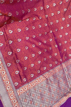 Pink Pure Katan Silk Banarasi Handloom Saree
