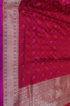 Pink Pure Katan Silk Banarasi Handloom Saree