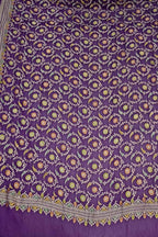 Purple Pure Georgette Banarasi Brush Dye Dupatta PD1B1AL426090403