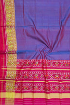 Purple Pure Single Ikat Patan Patola Handloom Saree