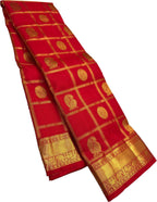 Red Handloom Kanjeevaram Pure Silk Saree
