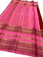 Red Kanjeevaram Handloom Pure Silk Saree