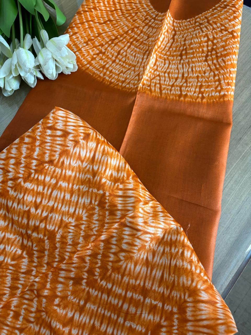 Yellow Tussar Silk Shibori Kurti (Copy) - Luxurion World