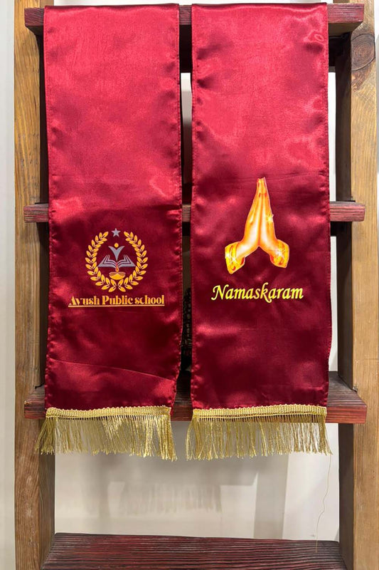 Ayush Public School Customised Stole ( MOQ -200 )