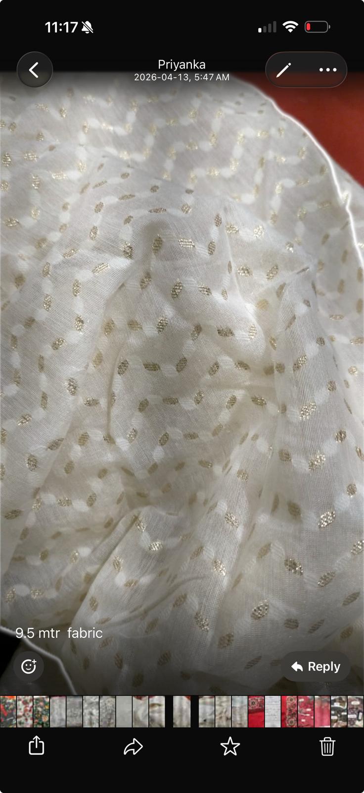 Dyeable Banarasi Cotton Silk Fabric 8.5 Mtr — Handloom Weave, Custom Dyeing & Designer Use