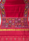 Multicolor Handloom Patan Patola Pure Silk Saree