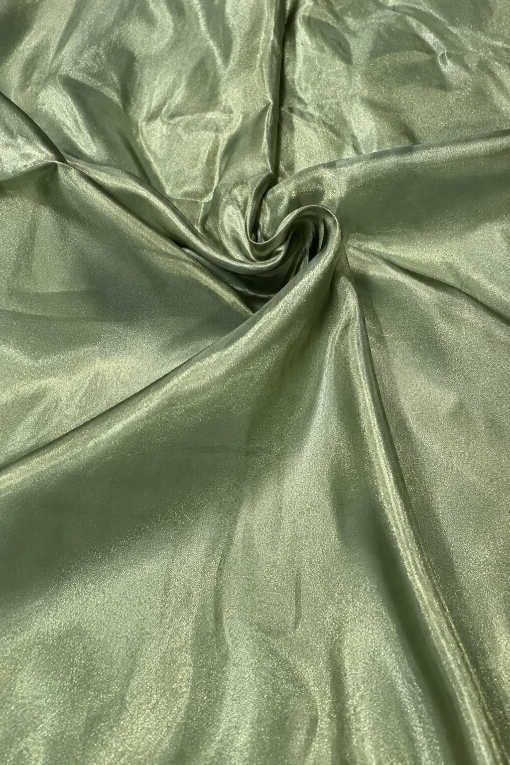 Green Plain Tissue Silk Suit with Patola Pure Silk Dupatta