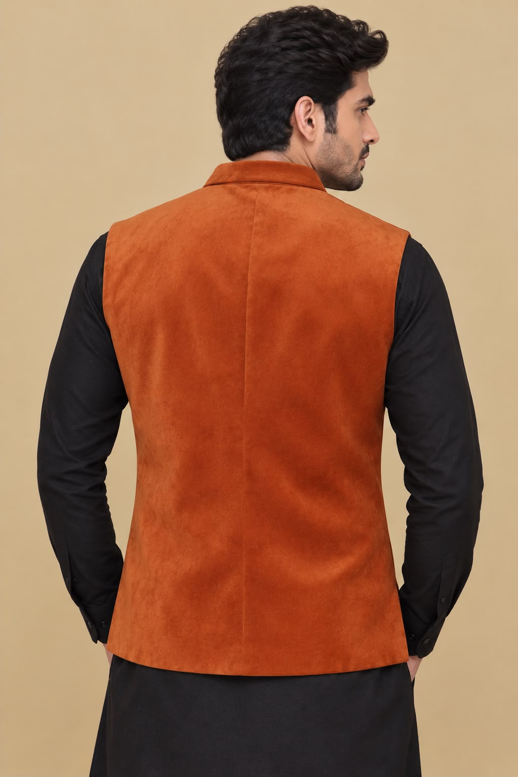 Brown Velvet Waist Coat
