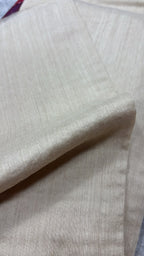 Dyeable Handloom Banarasi Moonga Silk Fabric (1 Mtr)