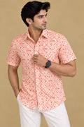 Stylish Pink Patola Tussar Silk Shirt