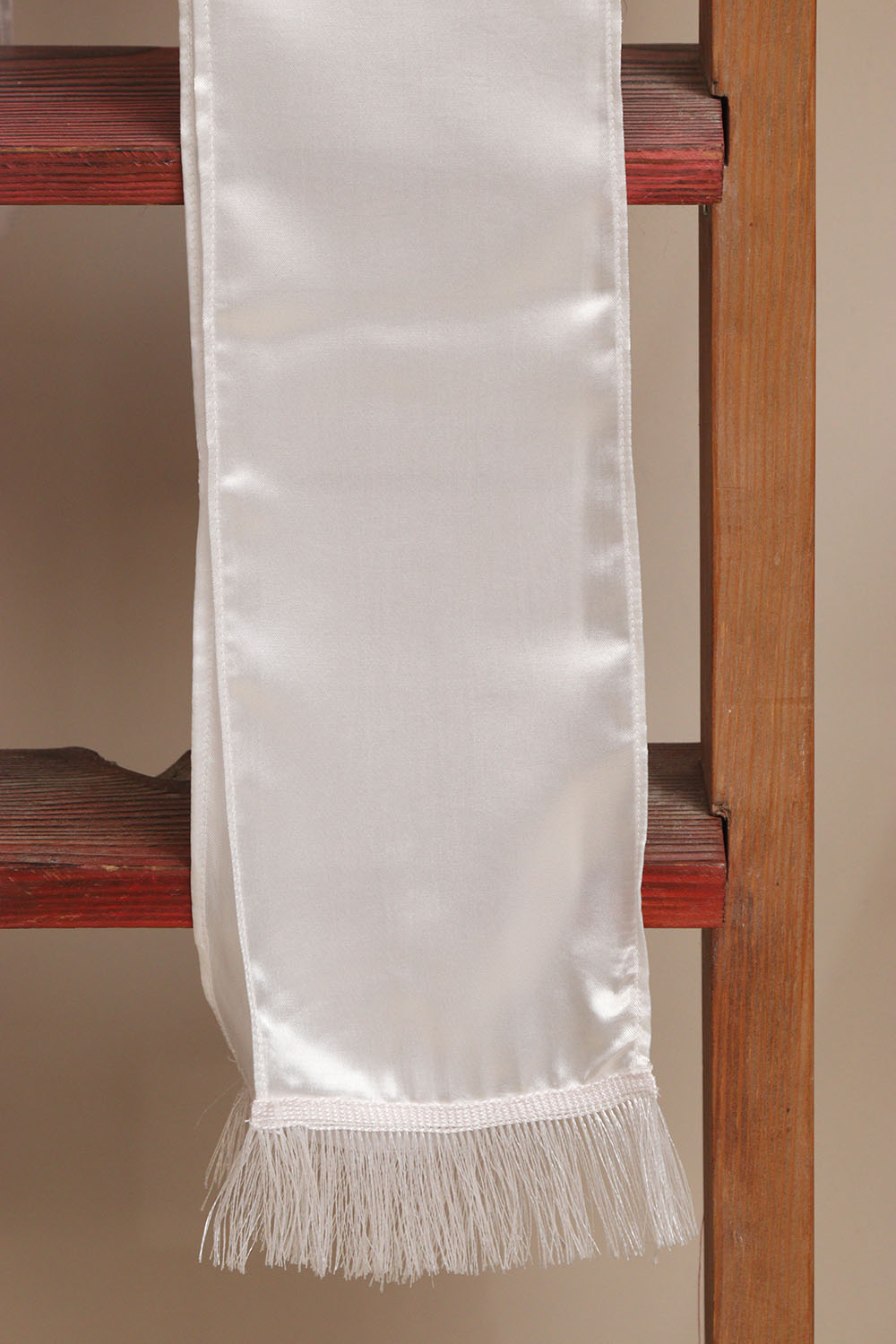 Luxurion World’s White plain unisex silk printed stole bring timeless elegance, making every wedding, anniversary, birthday, or celebration special by welcoming guests with warmth and grace - Luxurion World