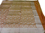 Yellow Handloom Banarasi Pure Katan Silk Dupatta