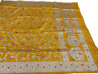 Yellow Handloom Banarasi Pure Katan Silk Dupatta