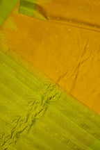 Yellow Handloom Gadwal Pure Silk Saree