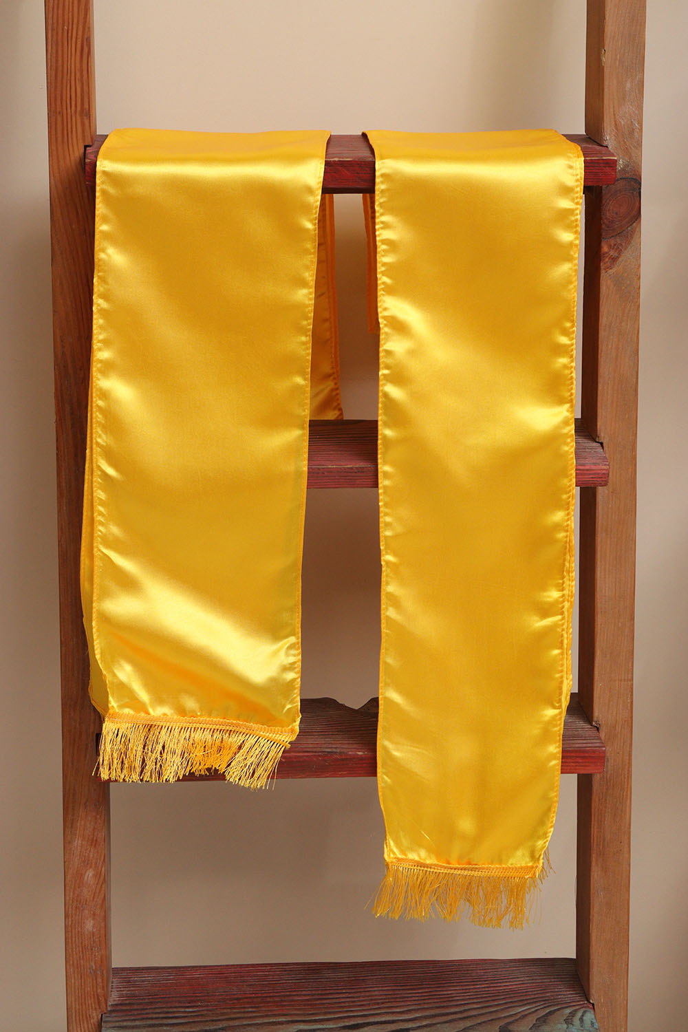 Luxurion World’s Yellow plain unisex silk printed stole bring timeless elegance, making every wedding, anniversary, birthday, or celebration special by welcoming guests with warmth and grace. - Luxurion World
