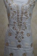 Dyeable Chanderi Silk Kurti - Luxurion World