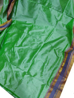 Green Handloom Paithani Pure Silk Saree - Luxurion World