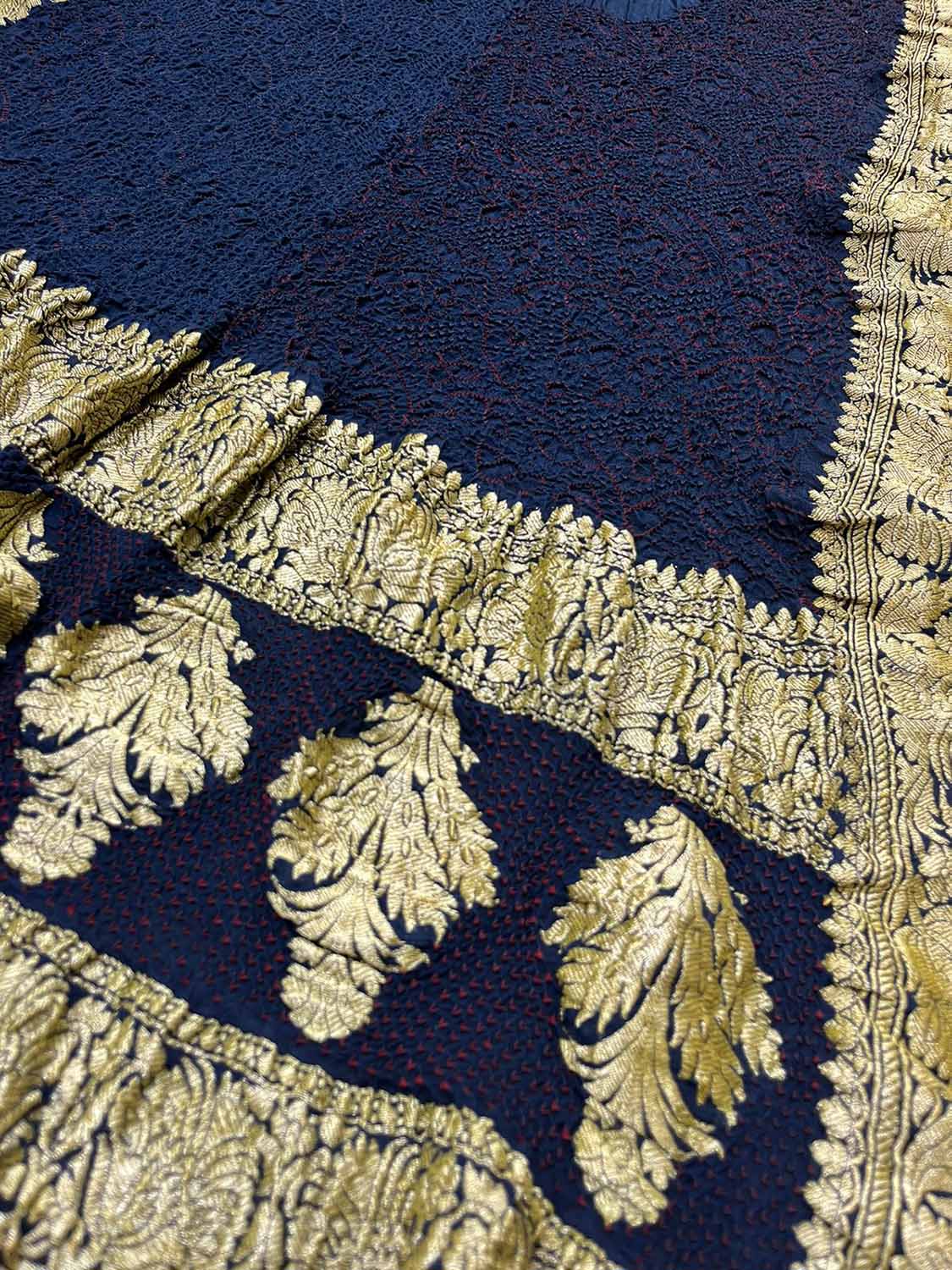 Stunning Blue Bandhani Georgette Dupatta for Elegant Attire - Luxurion World