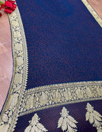 Stunning Blue Bandhani Georgette Dupatta for Elegant Attire - Luxurion World