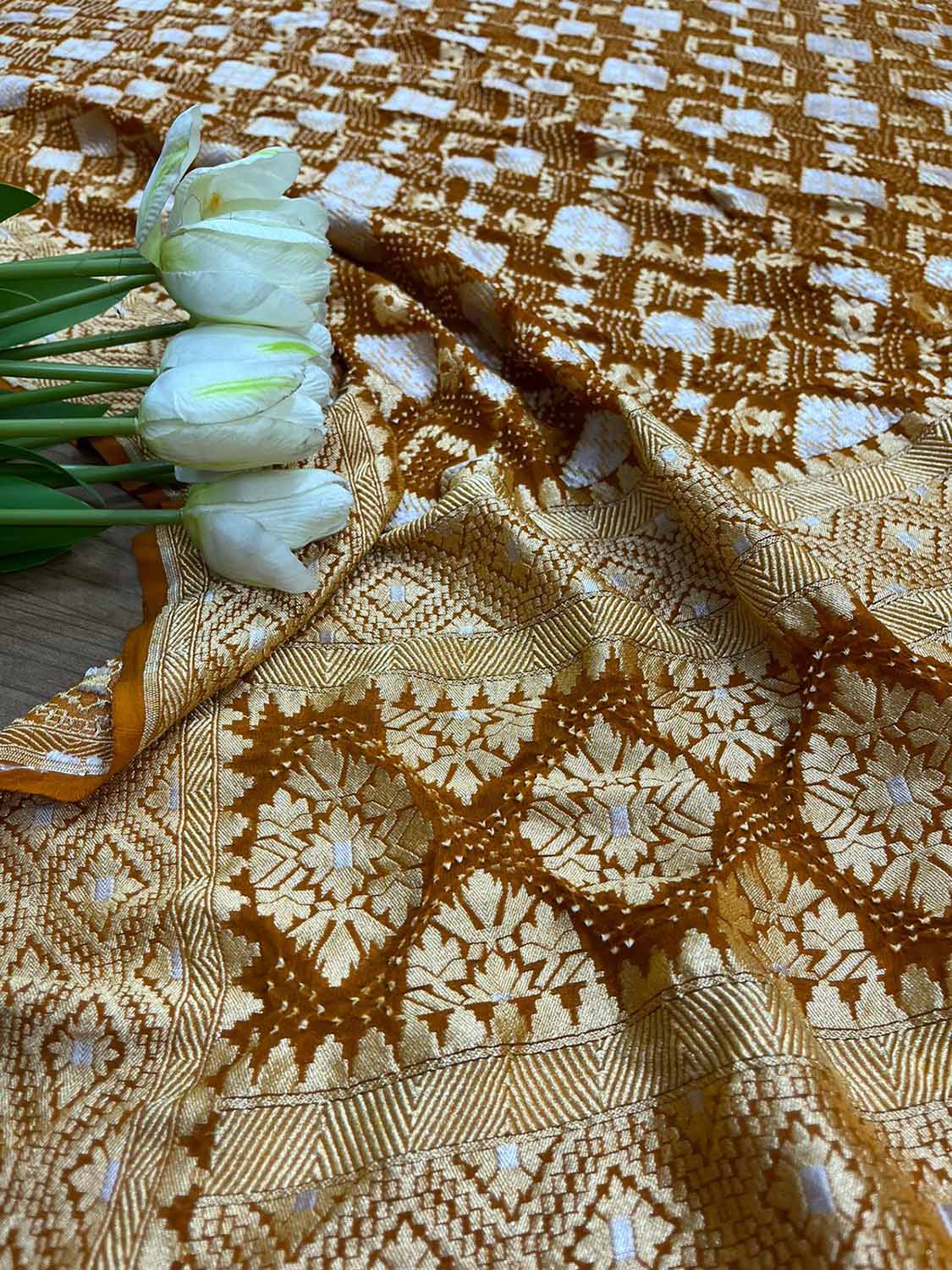 Stylish Mustard Yellow Bandhani Georgette Dupatta for Ethnic Look - Luxurion World
