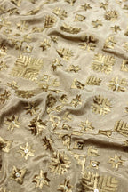 Pastel Embroidered Phulkari Chinon Dupatta - Luxurion World