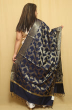 Stunning Blue Banarasi Silk Dupatta: Versatile Elegance - Luxurion World