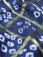 Blue Bandhani Silk Dupatta - Luxurion World
