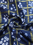 Blue Bandhani Silk Dupatta - Luxurion World