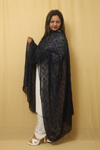 Stylish Blue Attire with Embroidered Georgette Dupatta - Luxurion World