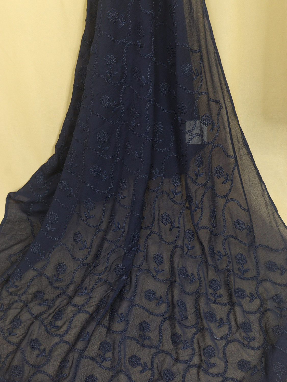 Stylish Blue Attire with Embroidered Georgette Dupatta - Luxurion World