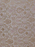 Pastel Banarasi Kimkhwab Silk Meenakari Fabric  ( 1 Mtr ) - Luxurion World