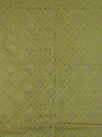 Green Banarasi Silk Patola Design Fabric ( 1 Mtr ) - Luxurion World