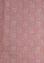 Pink Banarasi Brocade Silk Fabric (  1 Mtr ) - Luxurion World