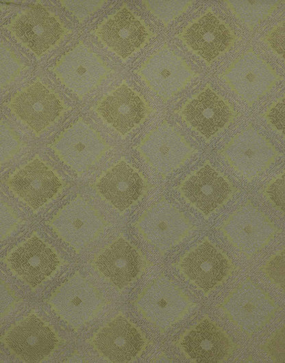 Yellow Banarasi Brocade Silk Fabric ( 1 Mtr ) - Luxurion World
