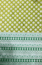 Green Banarasi Silk Fabric ( 1 Mtr ) - Luxurion World
