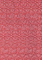 Stunning Pink Chikankari Georgette Fabric - 1 Mtr Embroidered - Luxurion World