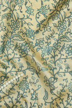 Pastel Kalamkari Tussar Silk: Exquisite Digital Prints  ( 1 Mtr ) - Luxurion World