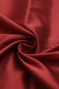 Maroon Plain Silk Fabric ( 1 Mtr ) - Luxurion World
