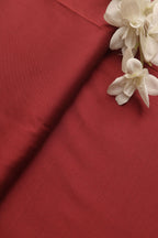 Maroon Plain Silk Fabric ( 1 Mtr ) - Luxurion World